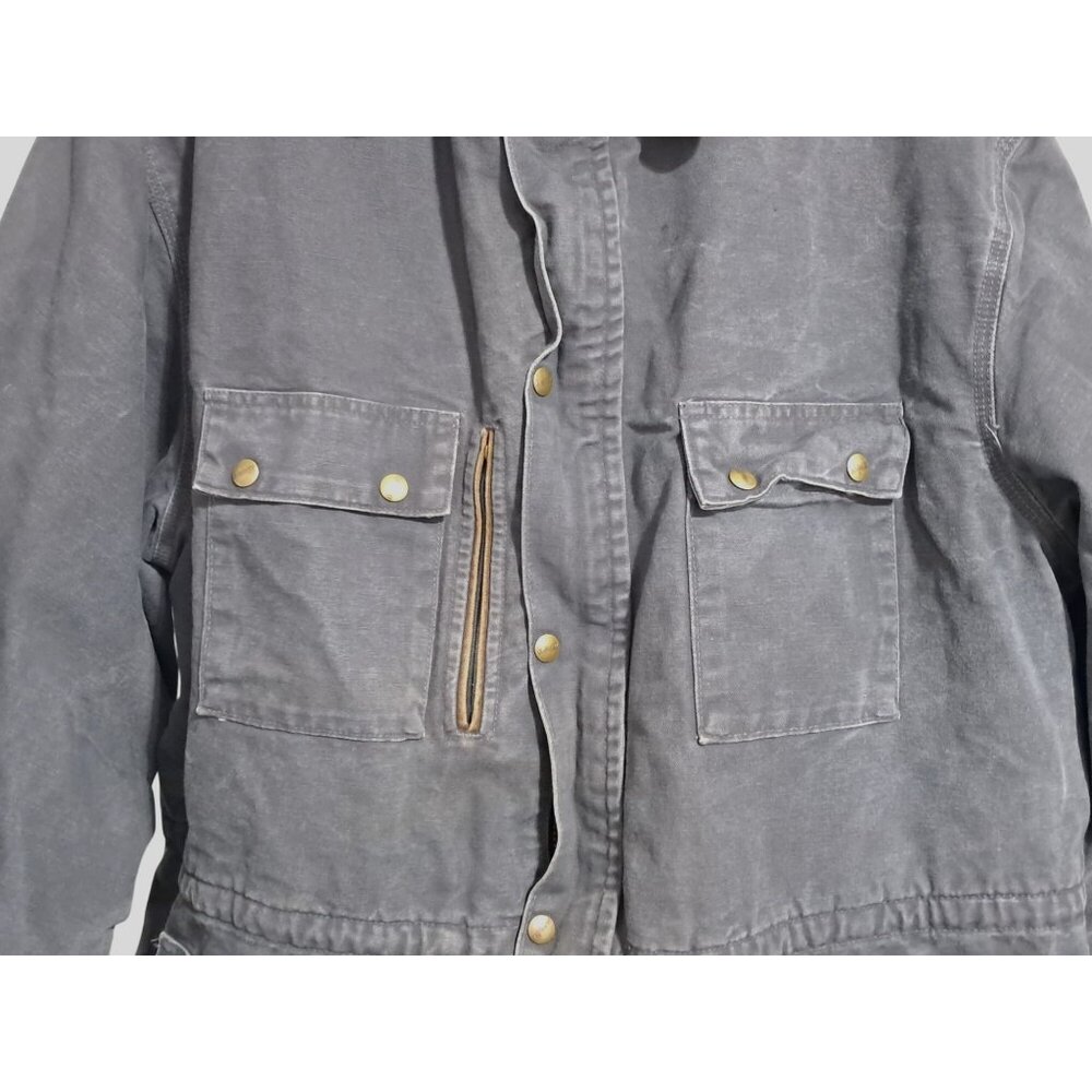 Vintage Carhartt Jacket Coat 2XL Rancher Chore Flannel Blanket Lined Work USA - Picture 15 of 15